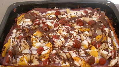 Barevné ovocné řezy