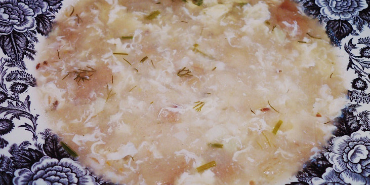 Chlebová polévka s kroupama (detail...)