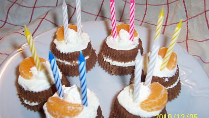Dortík či muffinky z mikrovlnky - i pro DIA, muffinky jako minidortíky