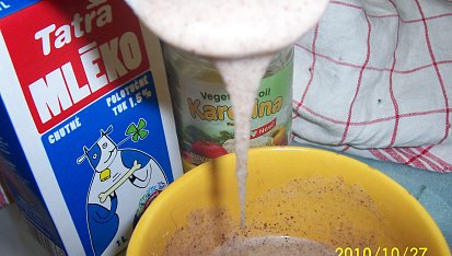 Dortík či muffinky z mikrovlnky - i pro DIA, těsto musí být tekuté