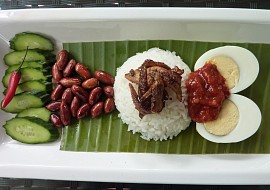 Kokosová rýže Nasi Lemak