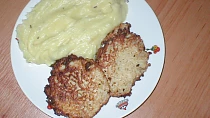 Květákové placičky s cibulí