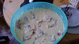 Kuřecí řízky v těstíčku  z uzeného sýra