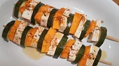 Špíz z cukety, dýně a tofu, Špíz z cukety, dýně a tofu