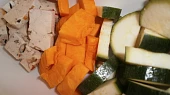 Špíz z cukety, dýně a tofu, Špíz z cukety, dýně a tofu