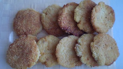 Bramborové krokety se sýrem, Jako příloha malé krokety