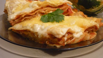 Lilkovo - houbové lasagne