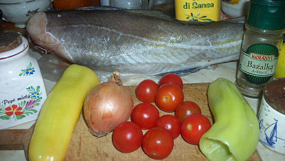 Výborná treska, ingredience...