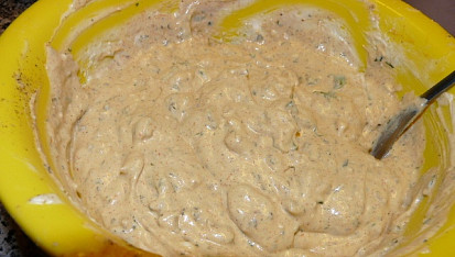 Sýrová pochoutková pěna z 5 druhů sýrů, umícháno