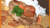 Krkovice s chorizem a surimi