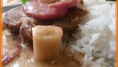 Krkovice s chorizem a surimi