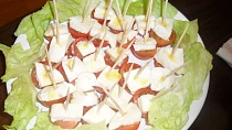 Mozzarelové jednohubky