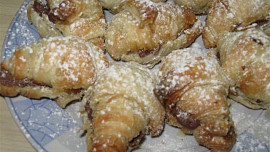 Mini croissanty s nutellou