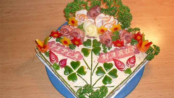 Slaný dort - Maruš a Pepča