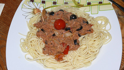 Spaghetti s tuňákem