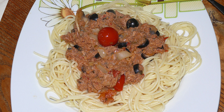 Spaghetti s tuňákem