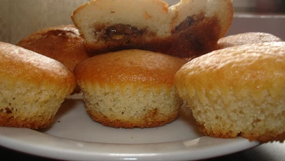 Vanilkové muffiny s toffifee