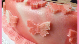 Motýlí dort s Mickey Minnie