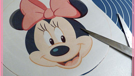 Motýlí dort s Mickey Minnie