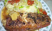 Moc dobrá pečená ryba-Okouník mořský (Moc dobrá pečená ryba)