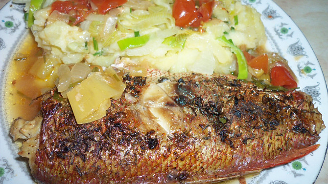 Moc dobrá pečená ryba-Okouník mořský, Moc dobrá pečená ryba