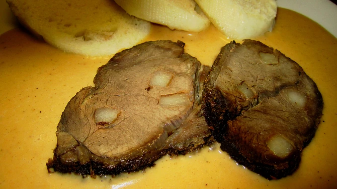 Kančí plec na smetaně, Kančí plec na smetaně