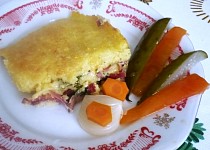 Polenta s pršutem Polenta s pršutem
