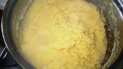Polenta s pršutem