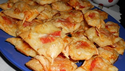 Jednohubky se sušenými rajčaty na Silvestra