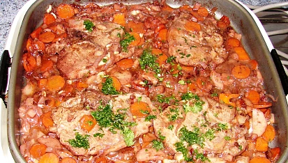 Jehněčí hřbet podle mne, hotovo