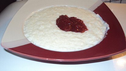 Mléčná rýže, sladká