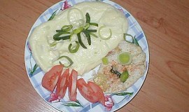 Parní hrnec - Kuřecí maso s pórkem a bram. kaší (můj vlastní recept)