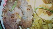 Rozmarýnová krkovička pečená s kremžskou hořčicí, worcesterem a  cibuli, Krkovička pečená s kremžskou hořčicí, worcesterem a cibulí