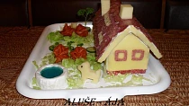 Slaný dort - chaloupka