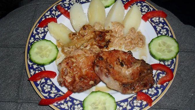 Smetanová krkovička