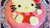 Dort Hello Kitty pro neteřinku (Dort Hello Kitty)