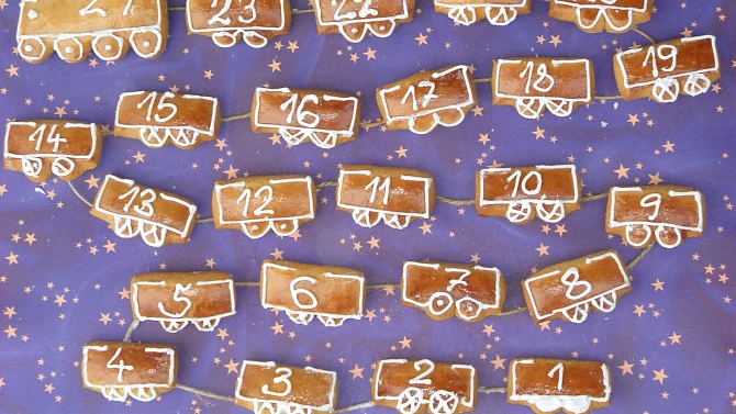 Adventní kalendář z perníku, Adventní kalendář z perníku