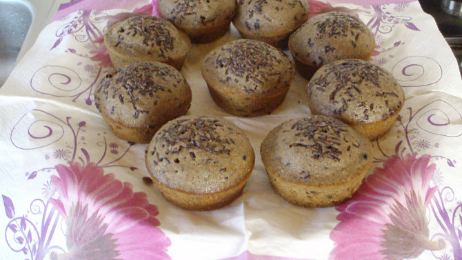Karobové muffiny