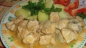 Kuřecí kousky se žampióny