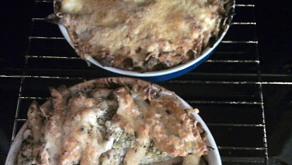 Penne se sýrovosmetanovou omáčkou a brokolicí