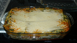 Lasagne s dvojí náplní