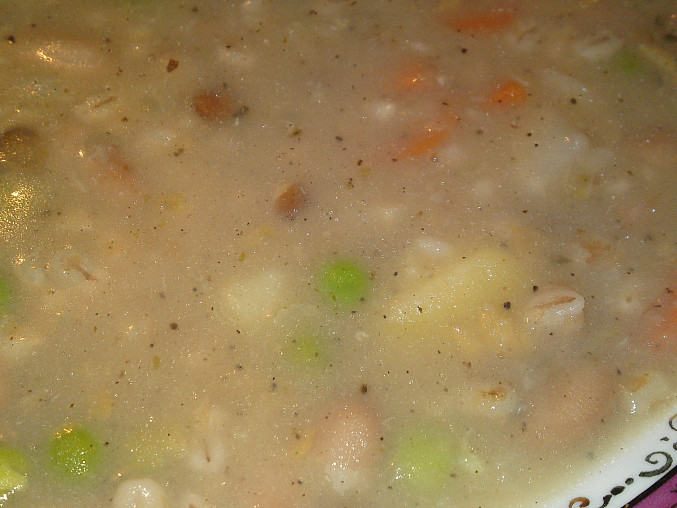 Slovenská hrstková polévka