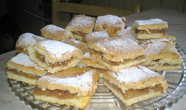 Cukrářské jablečné řezy