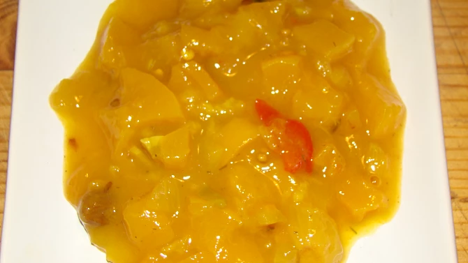 Meruňkové chutney, Hotové chutney