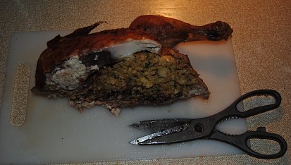 Nádivka do kuřátka s mozzarellou