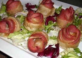 Růžičky z listového těsta