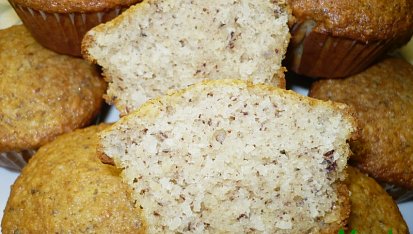 Oříškovo-kokosové muffiny