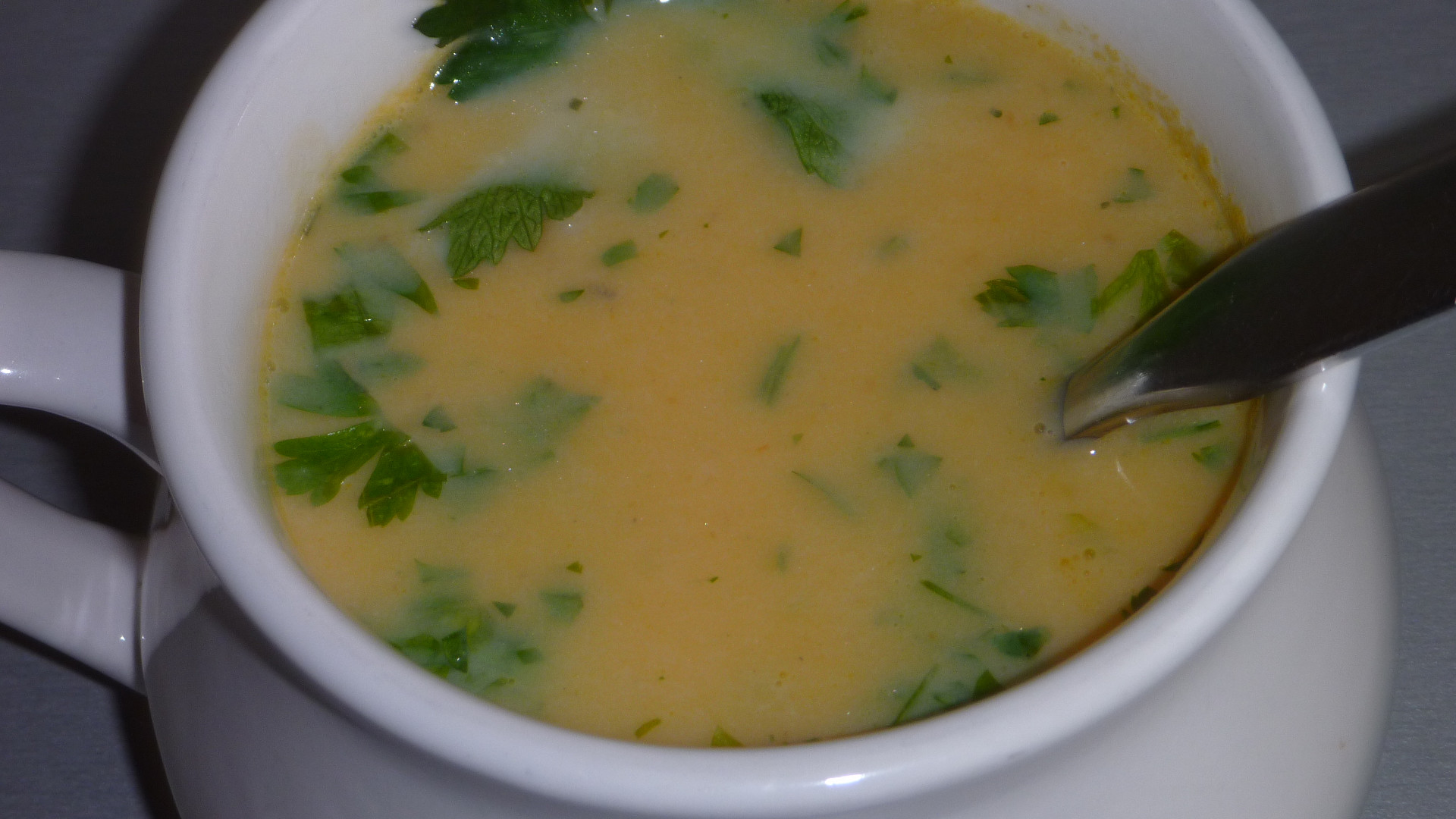Dýňovo - celerová krémová polévka