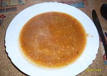 Rajská polévka s pohankou