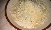 Špagety se sýrovou omáčkou (Připraveno k papání ;))